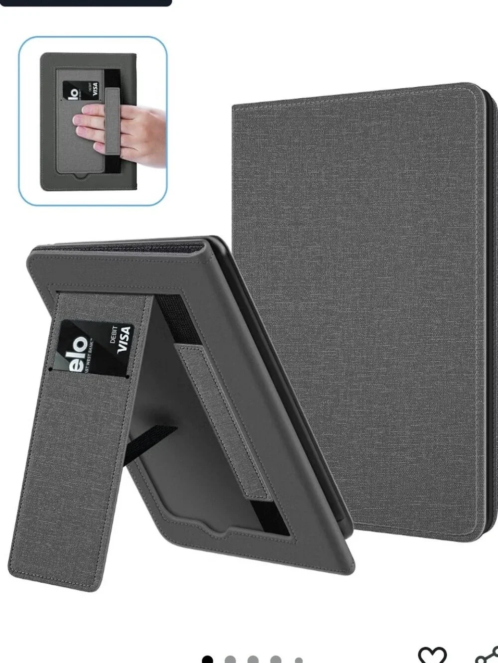 New Ayotu case for Kindle Paperwhite 2021  PU Leather Cover 11th Gen Blue